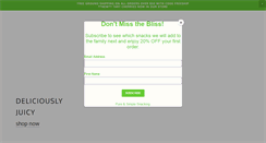 Desktop Screenshot of fruitbliss.com