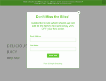 Tablet Screenshot of fruitbliss.com